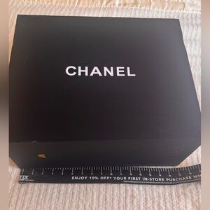 Authentic Large CHANEL  Black Box ( everything on pictures includes)